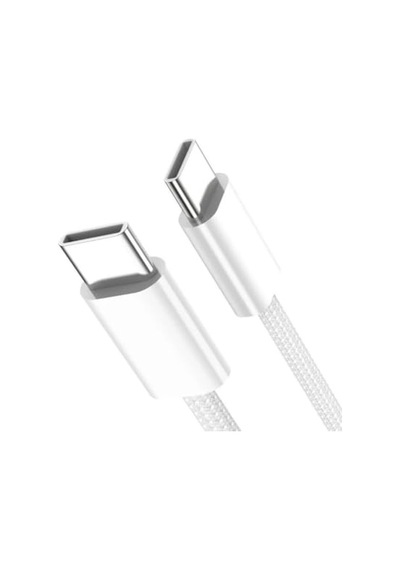 Ayrex 16 Ve Için Type C-c 60watt Pd Örgülü Hızlı Şarj Kablosu 100 Cm Diğer