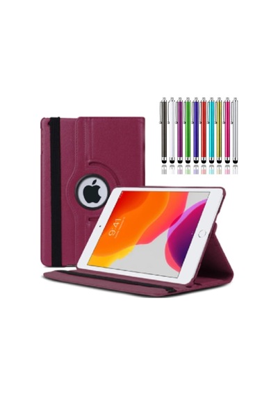 Ipad Pro 12.9'' 2020 A2229 2069 2232 Uyumlu 360 Dönerli Tablet Kılıfı + Kalem Arka Kapak