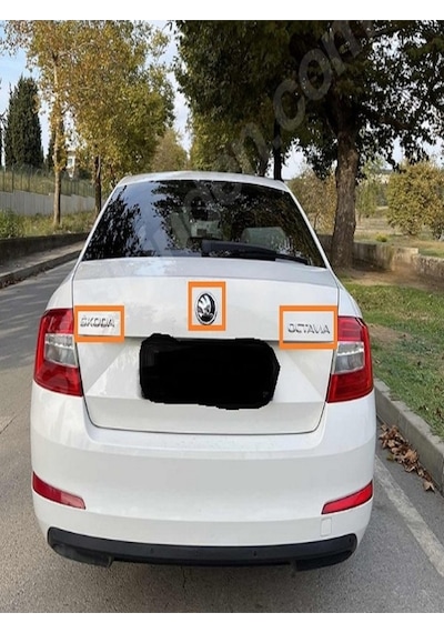Skoda Octavia Arma Ve Yazı Seti 3'lü Takım