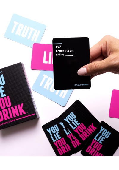 You Lie You Drink - Yalan Söyleyemeyen İnsanlar İçin İçme Oyunu Bir Parti Oyunu