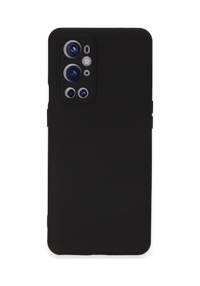 One Plus 9 Pro Kılıf Nano İçi Kadife Silikon - Siyah Bz8683140581466