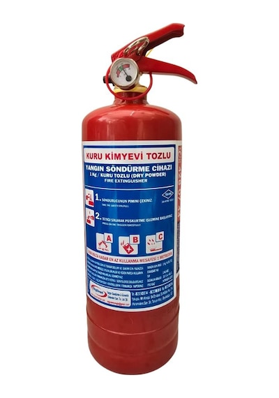 Özgüven Yangın Söndürme Tüp Cihazı ABC KKT 2 Kg. - 4 YIL - TSE/CE/HYB
