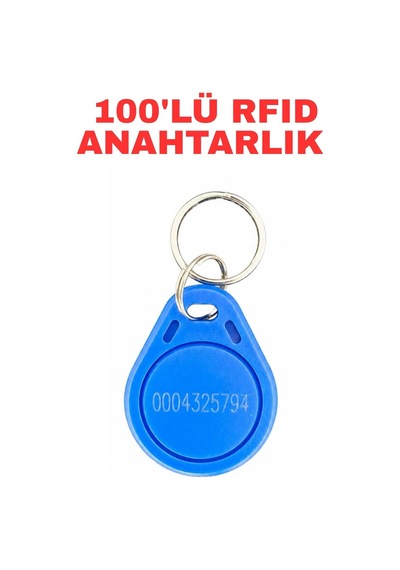 Sr-600 I Proximity Anahtarlık 125 Khz Rfıd Keyfob Kopyalanamaz Geçiş Kontrol Anahtarı 100 Adet