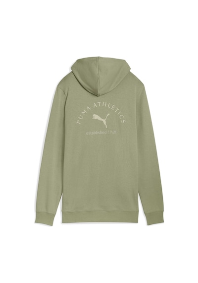 Puma Class Erkek Grafik Baskılı Kapüşonlu Sweatshırt 689095 82 Yeşil