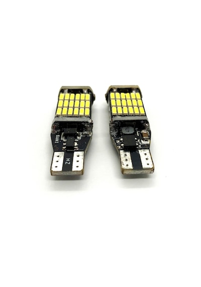 T10 T15 Park Led 45 Led Çok Güçlü Beyaz Led 2 Adet