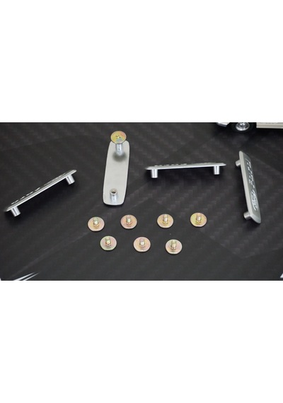 Ford Logo Krom Metal Paspas Vidalı Logo 4 Lü Set
