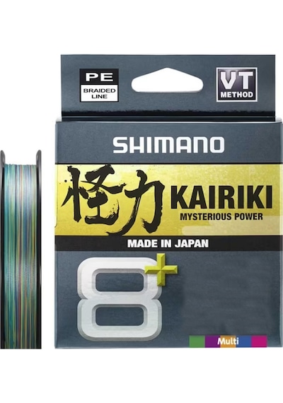 Shimano Kairiki+ 8b Multicolor 300m İp Misina 0,16mm