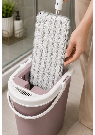 8'li Mikrofiber Mop Yedek Bezi Vipset Pro Junior Uyumlu Yedek Temizlik Bezi Vp-611