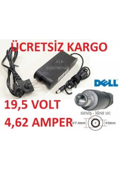 Dell Inspiron Laptop Uyumlu Şarj Aleti Adaptörü