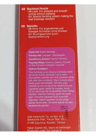 Faber Castell Kurşun Kalem Anadolu Mirası Çiçekler 5244000041000 Diğer