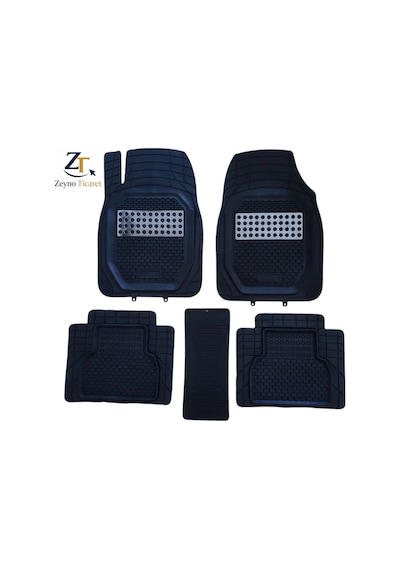 Peugeot 307 Hb 2013 Uyumlu 3 Cm Havuzlu 3d Universal Oto Paspas Siyah-gri