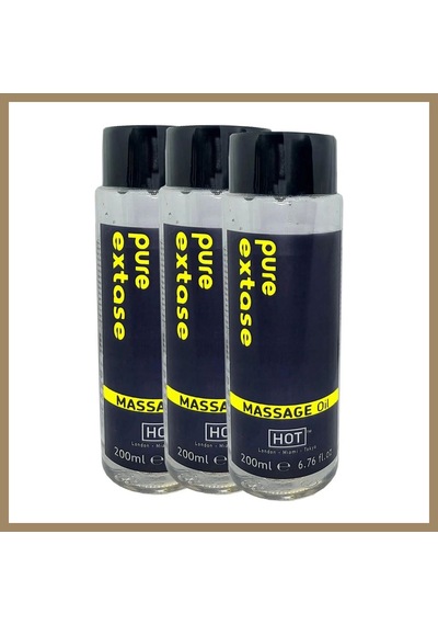 Bezos Süper Pure Extase Massage Oil 600 Ml Aromalı Masaj Yağı X 3 Adet 22
