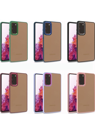 Galaxy S20 Fe Kılıf Zore Flora Kapak Mavi