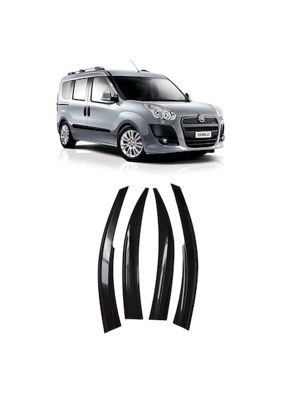 Fiat Doblo 2 Cam Rüzgarlığı 4Lü 2010 Ve Üzeri