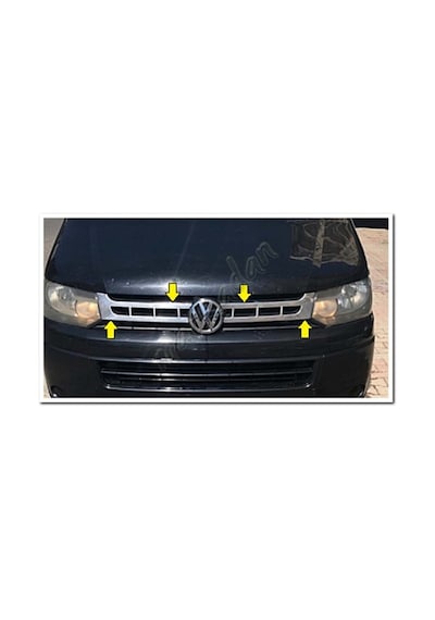 Db Chrome Vw T5 Caravelle Ön Panjur Nikelajı 2010-2014 2 Parça P.