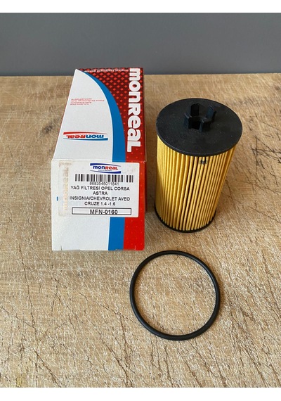 Monreal Mfn-0160 Yağ Filtre Astra G-h-j Vectra C İnsignia A Corsa C-d-e Meriva B Zafira Mokka Cruze 5650359