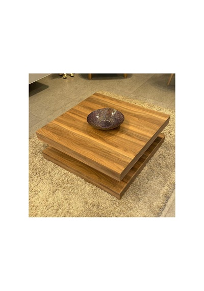 Modern Petra Orta Sehpa Ceviz % 100 Mdf Gri Gri