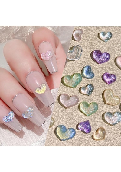 Tırnak Süsleme Nail Art Charm Kalp 56263-3