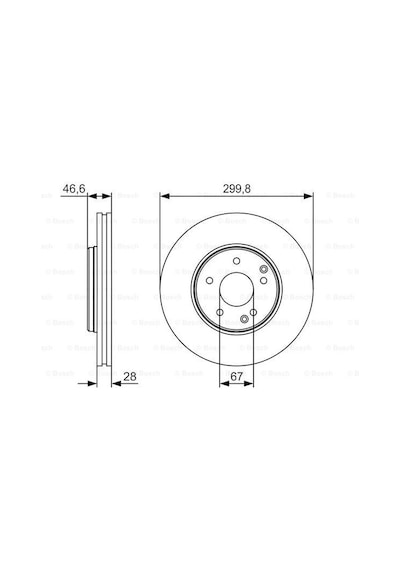 Mercedes Clk 208 Clk230 2.3K 2000-2003 Bosch Ön Disk 2 Adet