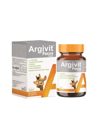 Ayrex Argivit Focus Larjinin, Fosfotidilserin, Demir, Multivitamin Ve Multimineral İçeren Tablet 30 Tablet