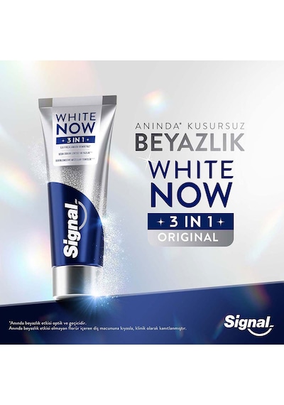 Signal White Now Diş Macunu 3 İn 1 Original 75 Ml X2
