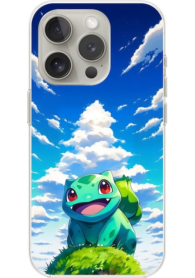 Apple Uyumlu iPhone 15 Pro Şeffaf Kılıf Pokemon 4 Tasarımlı