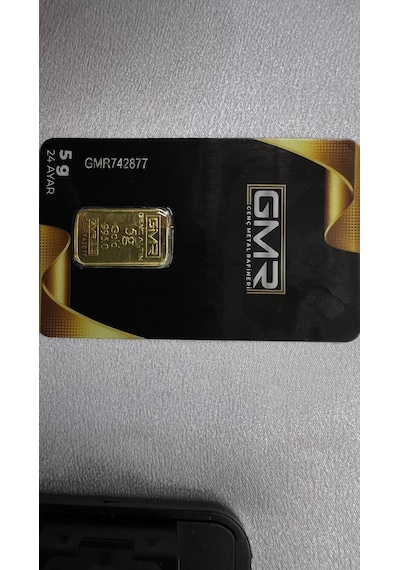 2 Adet 5 Gr 24 Ayar Gmr
