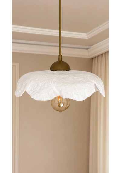 Lioraa Lighting Flos Neria 28 Cm Sarkıt Avize Kırık Beyaz