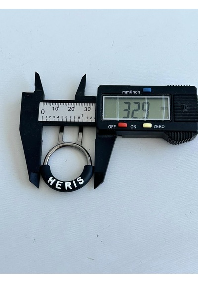 Herıs İbareli Halka Fermuar Çekme Yedeği - Metal Tutacak 100 Adet