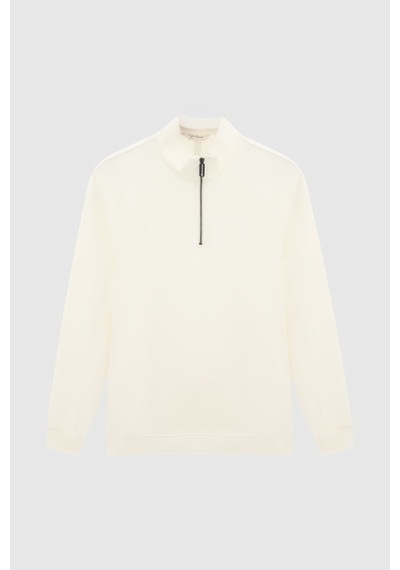 D'S Damat Ds Damat Regular Fit Ekru Düz Sweatshirt 5hce26172202m E01