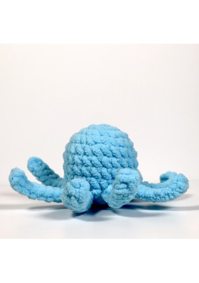 Bakgelal Amigurumi Ahtapot Yapım Kiti Başlangıç Seviyesi Tığ Örgü Seti Dıy Crochet Kit