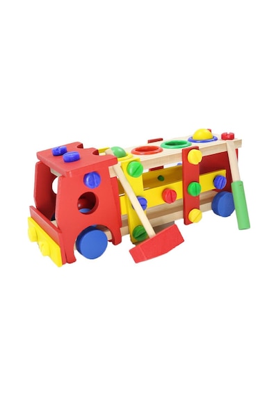 Torutoys Ahşap Sök Tak Kamyon Tak Çak    Oyun Seti