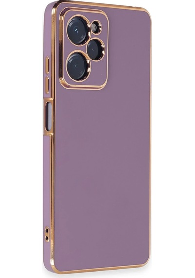 Cosmotex Newface Xiaomi Poco X5 Pro 5g Kılıf Volet Silikon - Mor