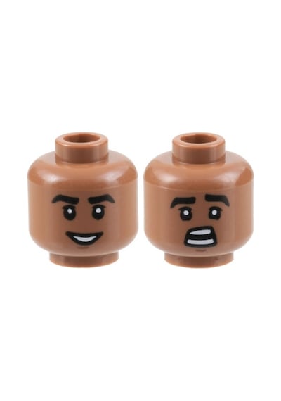 Minifigür Parçaları: Kafa: 3626pb3151