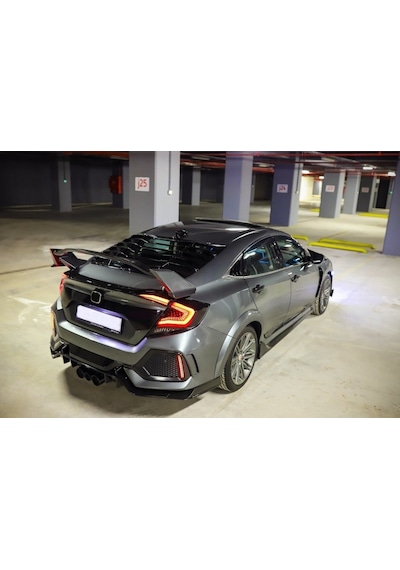 Honda Cıvıc Fc5 2016-2019 Omurga Led Stop    Smoke