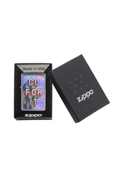 Zippo Go For It Rainbow Çakmak