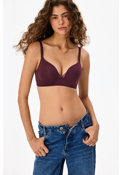Penti Bordo Eliza Push Up Sütyen