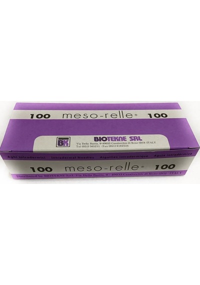 Meso Relle Mezoterapi İğnesi 4 MM 30 G 100'lü