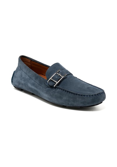 Oxford Klasik Erkek Mo-7574a044-7574 Giuseppe Mengoni İndigo Süet Koyu Lacivert