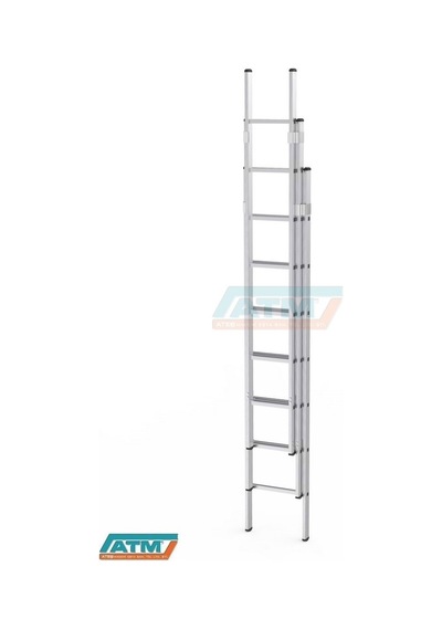 2,5*3=7,5 MT 65X25 ÜÇ PARÇALI SÜRGÜLÜ MERDİVEN