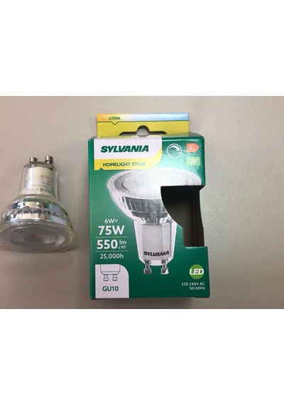 Sylvanıa Dimli 6w 75w 550 Lümen Gu 10 2700 Kelvin Led Spot 25,