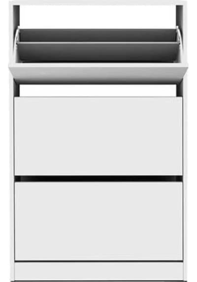 My Design 3 Katlı Büyük Boy Düşer Ayakkabılık Beyaz