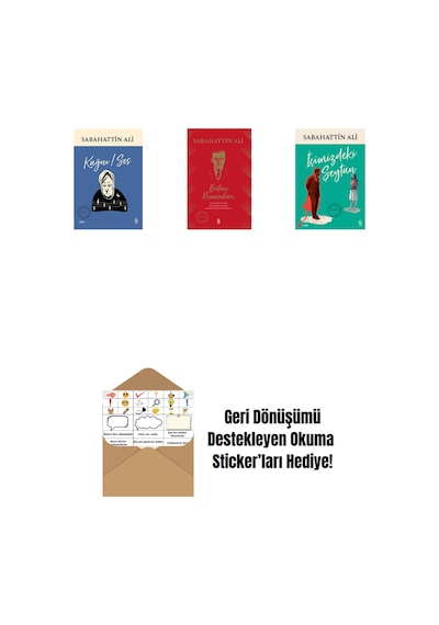 Kağnı / Ses + Sabahattin Ali Bütün Romanları Ciltli + İçimizdeki Şeytan + Okuma Sticker'ları
