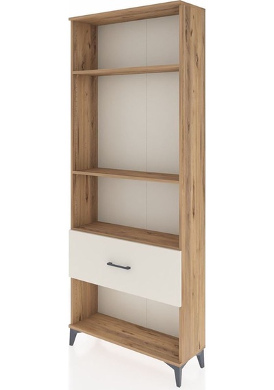Arges Dolap 3 Raflı Tek Çekmeceli 88x30x221 Çam-aytaşı Atlas Çam