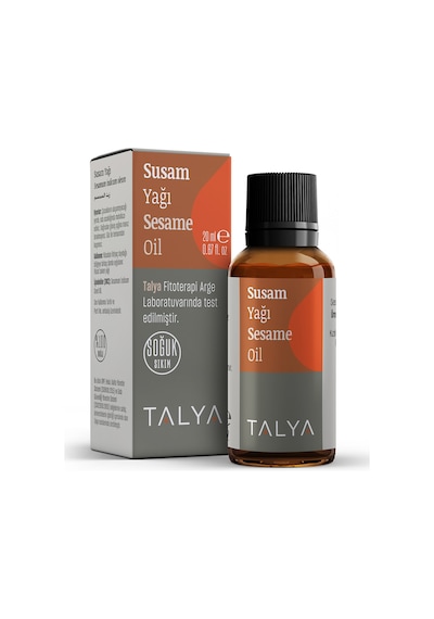 Talya Soğuk Sıkım %100 Saf ve Doğal Susam Yağı 20 ML