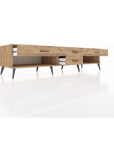 Kronos Tv Ünitesi 4 Çekmeceli 220x59x51 Çam-aytaşı/çam Aytası/atlas Çam - Atlas Çam Kronos Tv Ünitesi 4 Çekmeceli 220x59x51 Çam-aytaşı/çam Aytası/atlas Çam - Atlas Çam