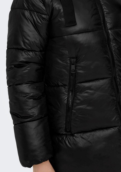 Pikka Online Only Kapüşonlu Puffer Siyah Kadın Mont 15304773 001
