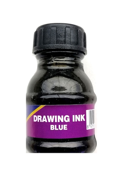 Çini Mürekkebi Mavi 15ml Çok Renkli