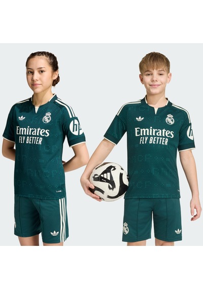 Adidas Kc3991 Real A Jsy Y Real Madrid 26-27 Çocuk Deplasman Forması Yeşil