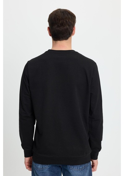 Tudors Erkek Relax Fit Rahat Kesim %100 Pamuk 2 İplik Bisiklet Yaka Siyah Sweatshirt-41514 Siyah Tudors Erkek Relax Fit Rahat Kesim %100 Pamuk 2 İplik Bisiklet Yaka Siyah Sweatshirt-41514 Siyah